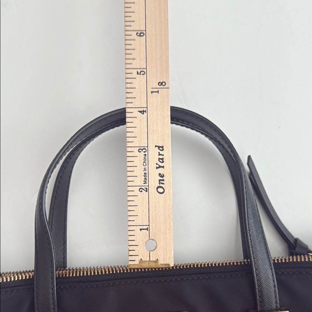 Kate Spade Black Satchel Bag Nylon Crossbody - Picture 10 of 11